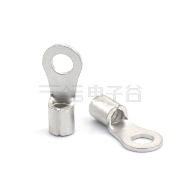 O形无绝缘端子 镀锡 螺栓孔径4.3 接线2.5-4mm²(14-12AWG)